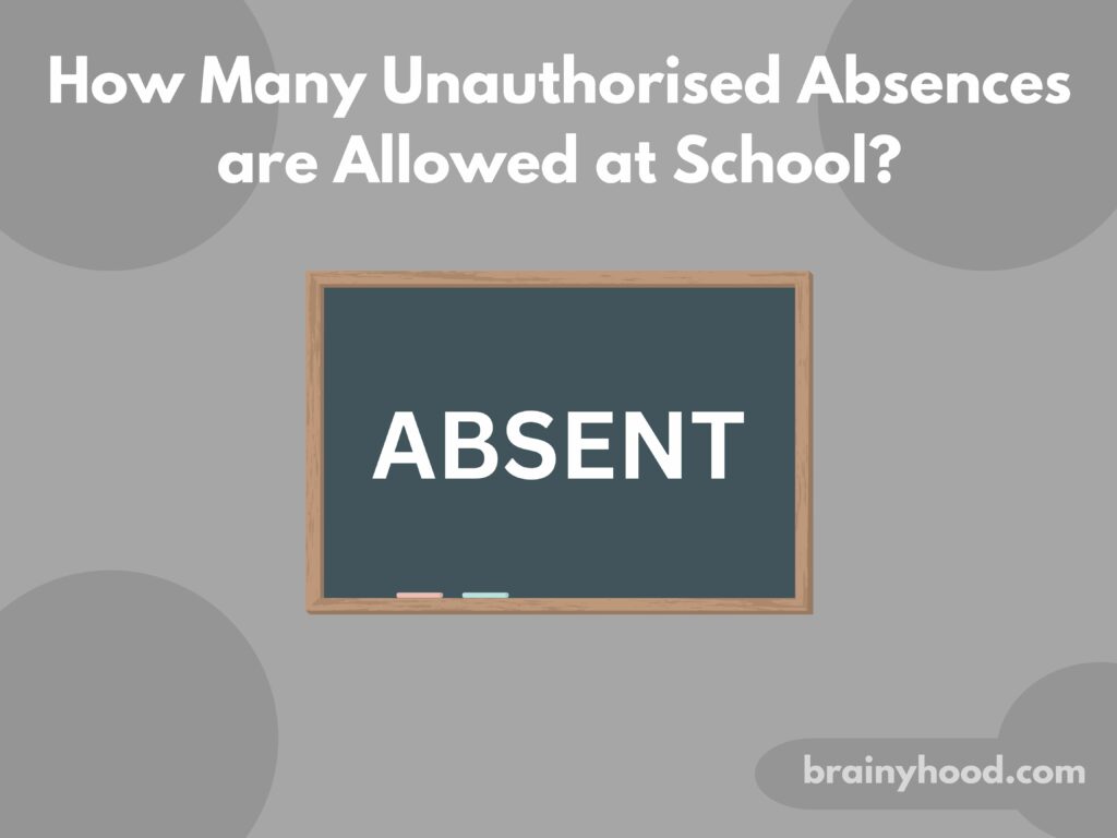 How Many Unauthorised Absences are Allowed at School?
