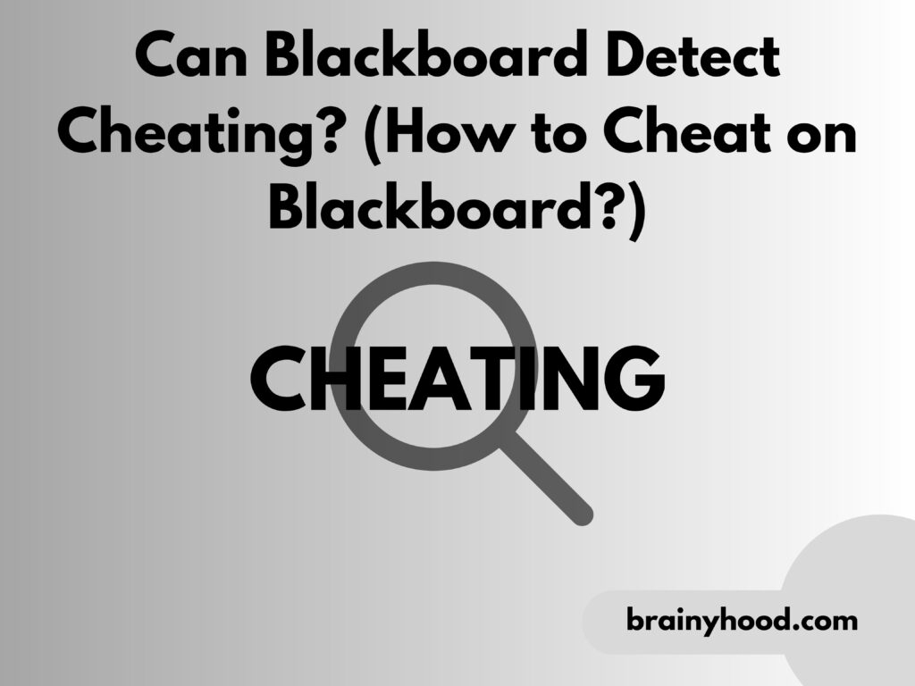 Can Blackboard Detect Cheating? (How to Cheat on Blackboard?)