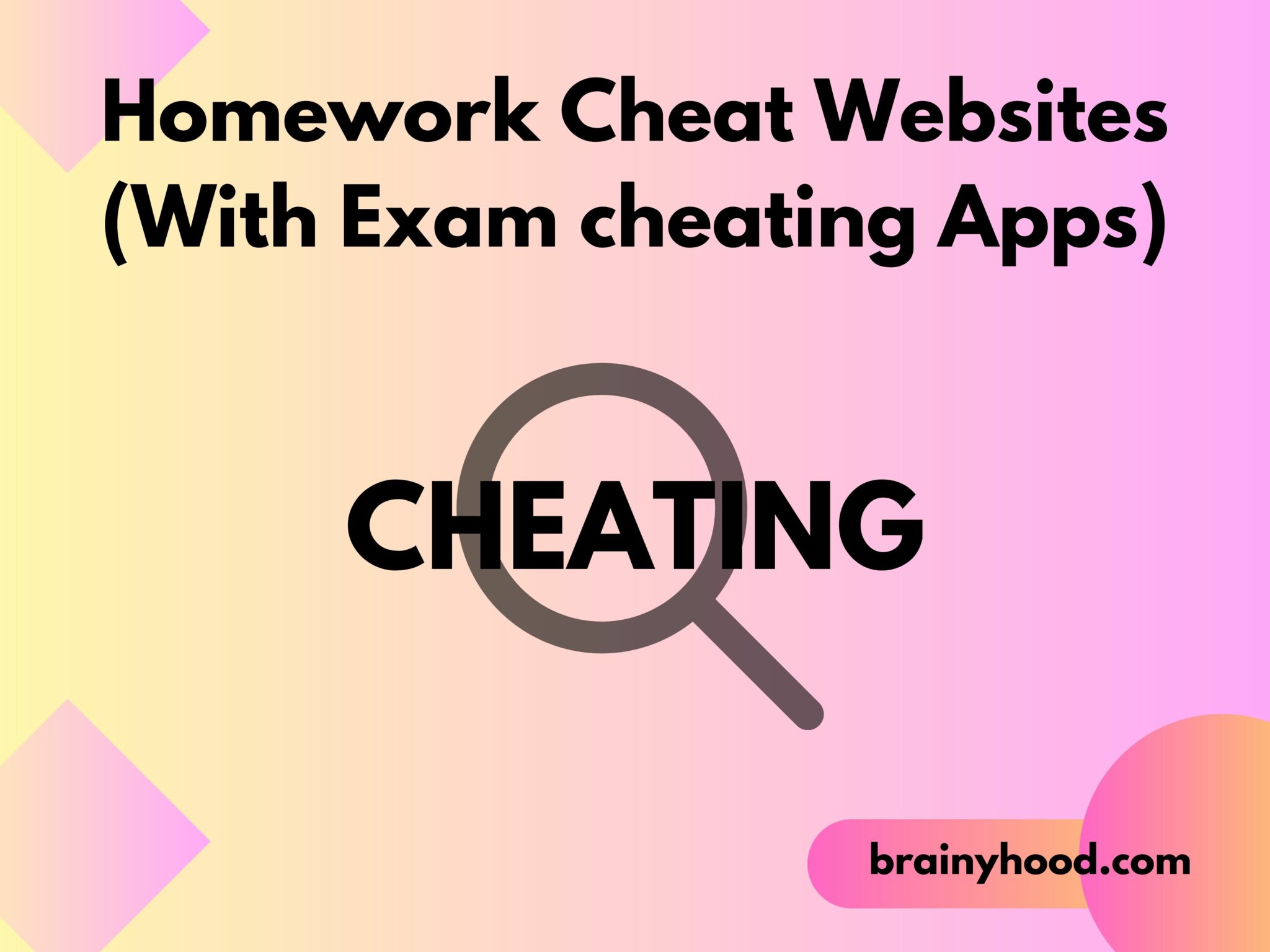 app to cheat on homework